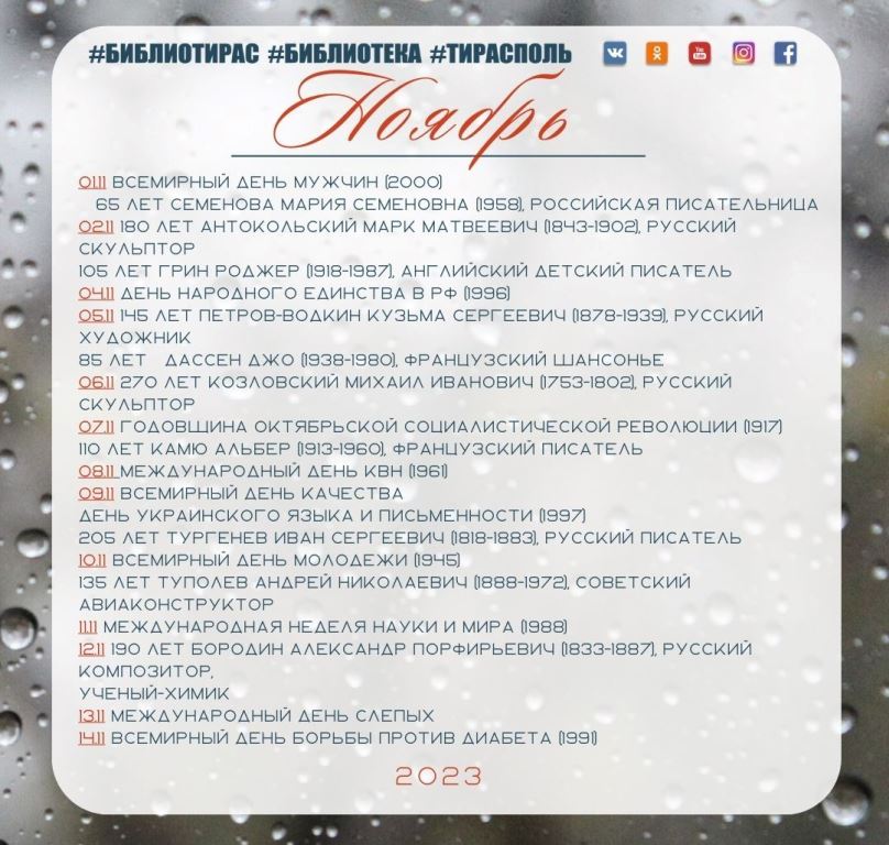 november afisha